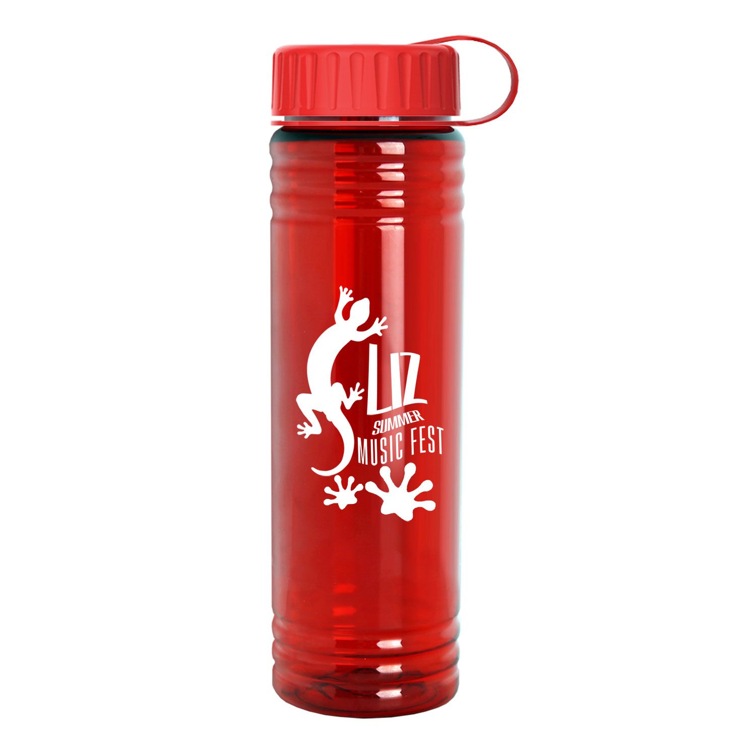 24 oz. Slim Fit Water Bottle with Tethered Lid