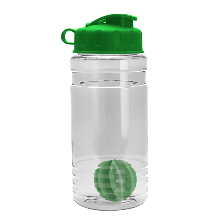 20 oz.  Groove Shaker Bottle - Flip Lid
