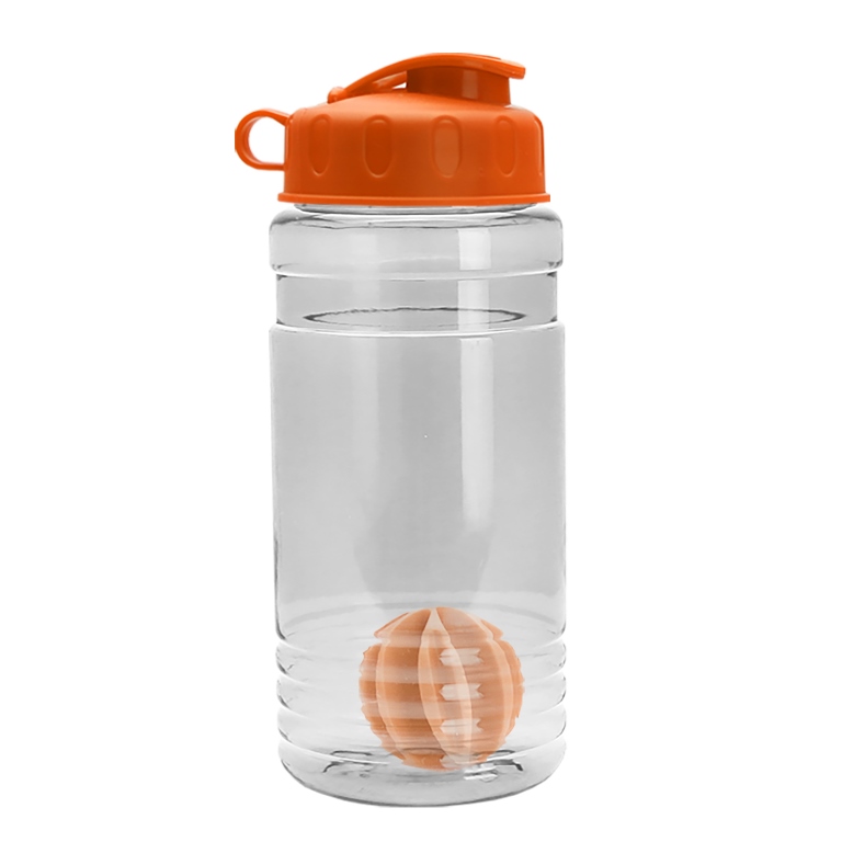 20 oz.  Groove Shaker Bottle - Flip Lid