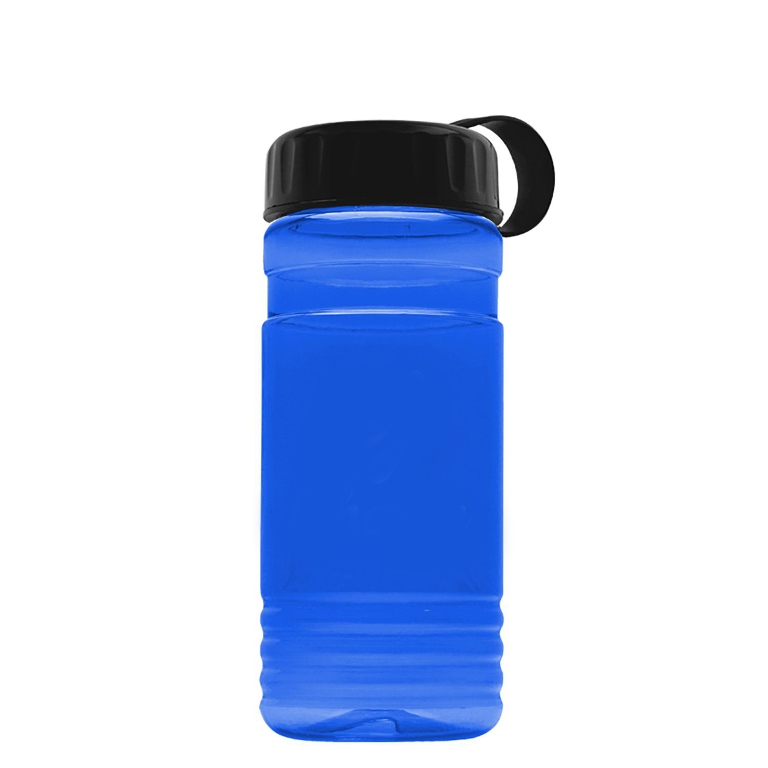 20 oz.  Groove Bottle with Tethered Lid