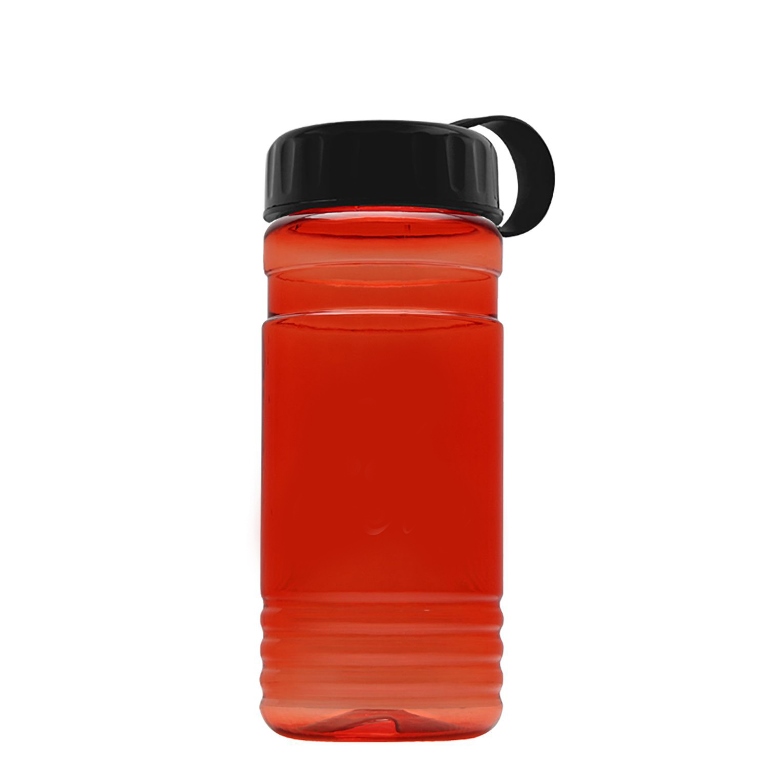 20 oz.  Groove Bottle with Tethered Lid