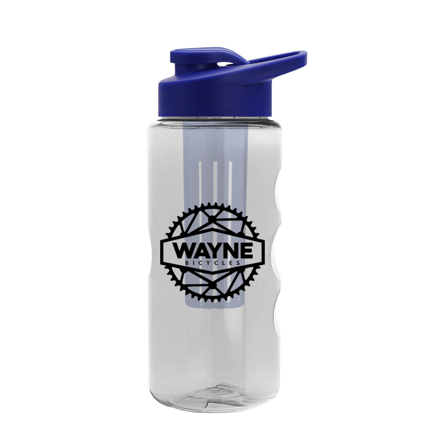 22 oz.  Infuser Bottle w Drink-Thru Lid