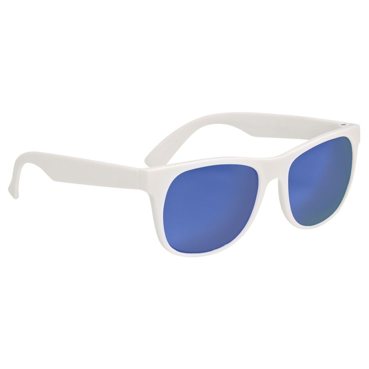 Rubberized Mirrored Sunglasses