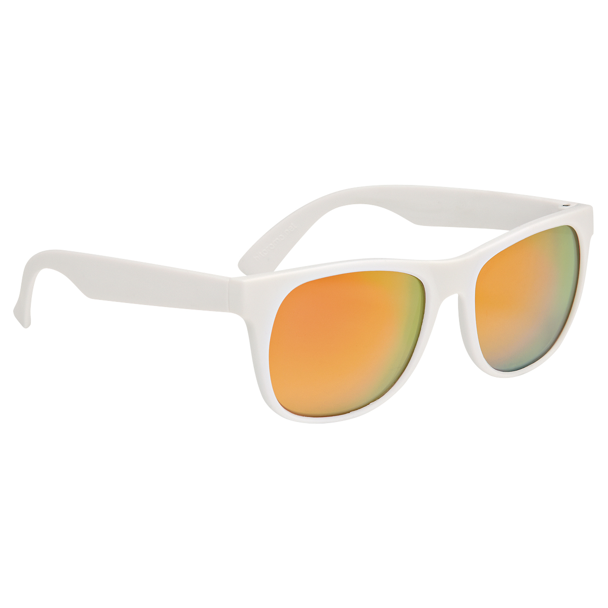 Rubberized Mirrored Sunglasses