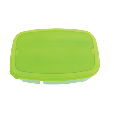 2-Section Lunch Container with Custom Handle Box