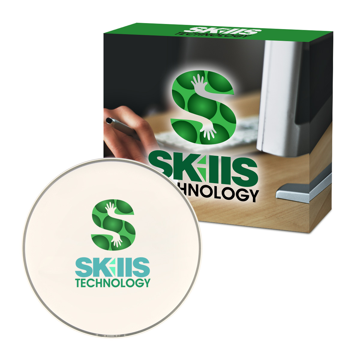 Wireless Phone Charging Pad with Custom Box