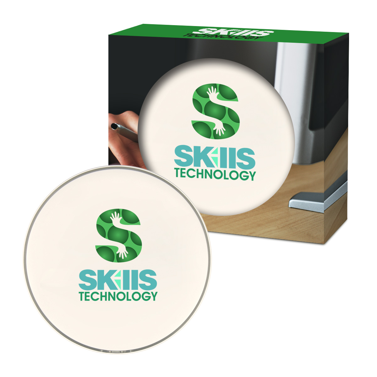 Wireless Phone Charging Pad with Custom Window Box