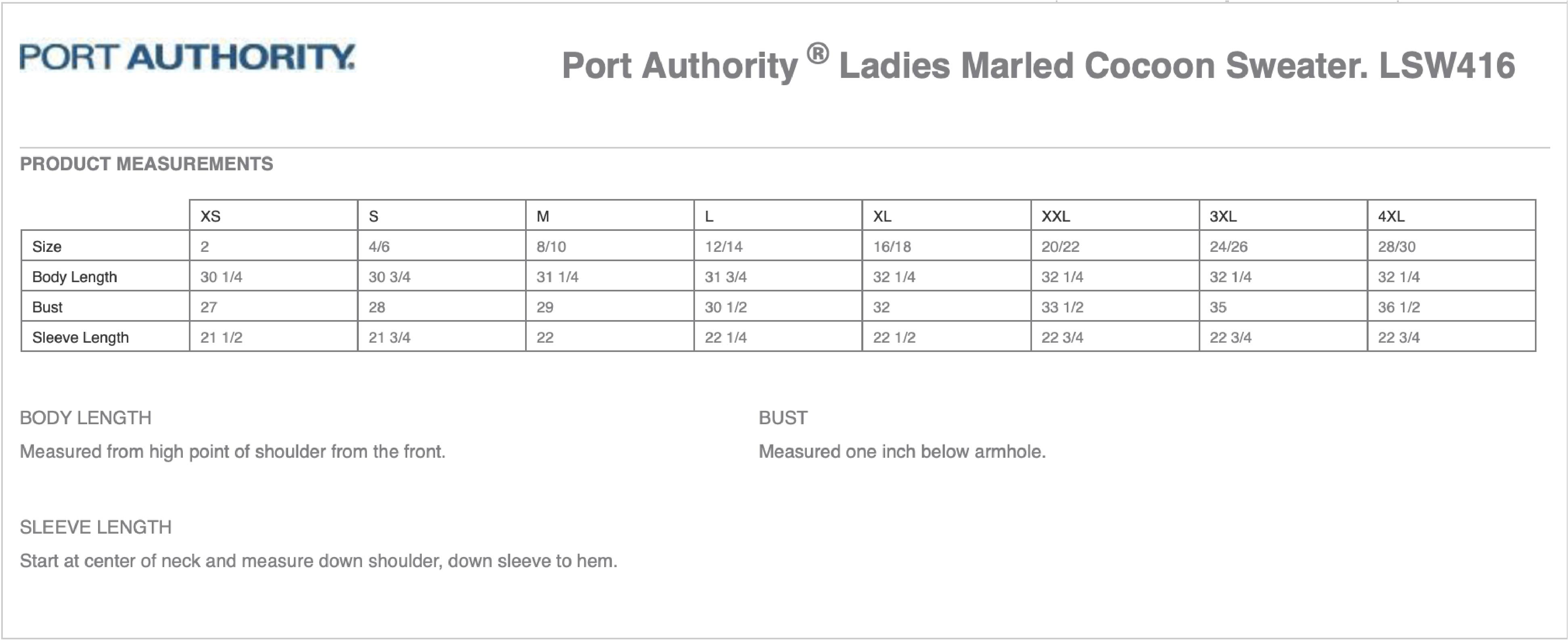 Port Authority ® Ladies Marled Cocoon Sweater