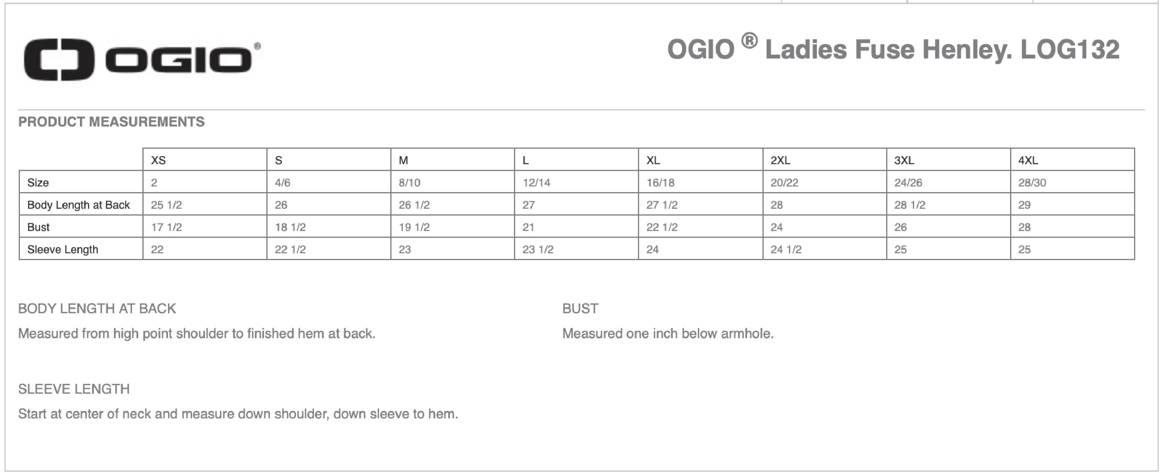 OGIO® Ladies Fuse Henley
