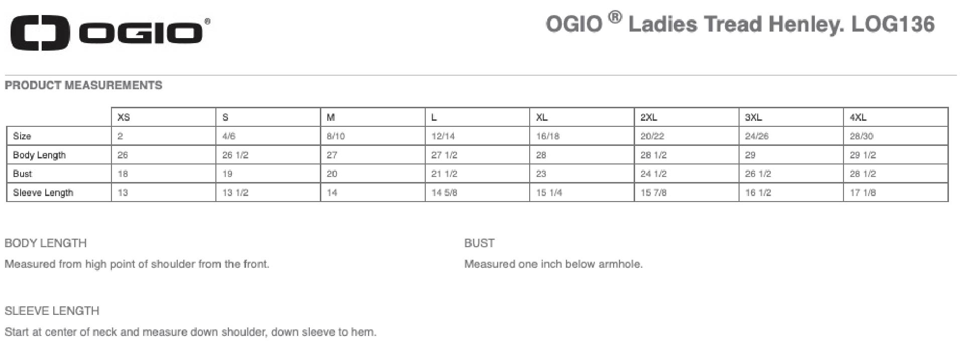 OGIO ® Ladies Tread Henley