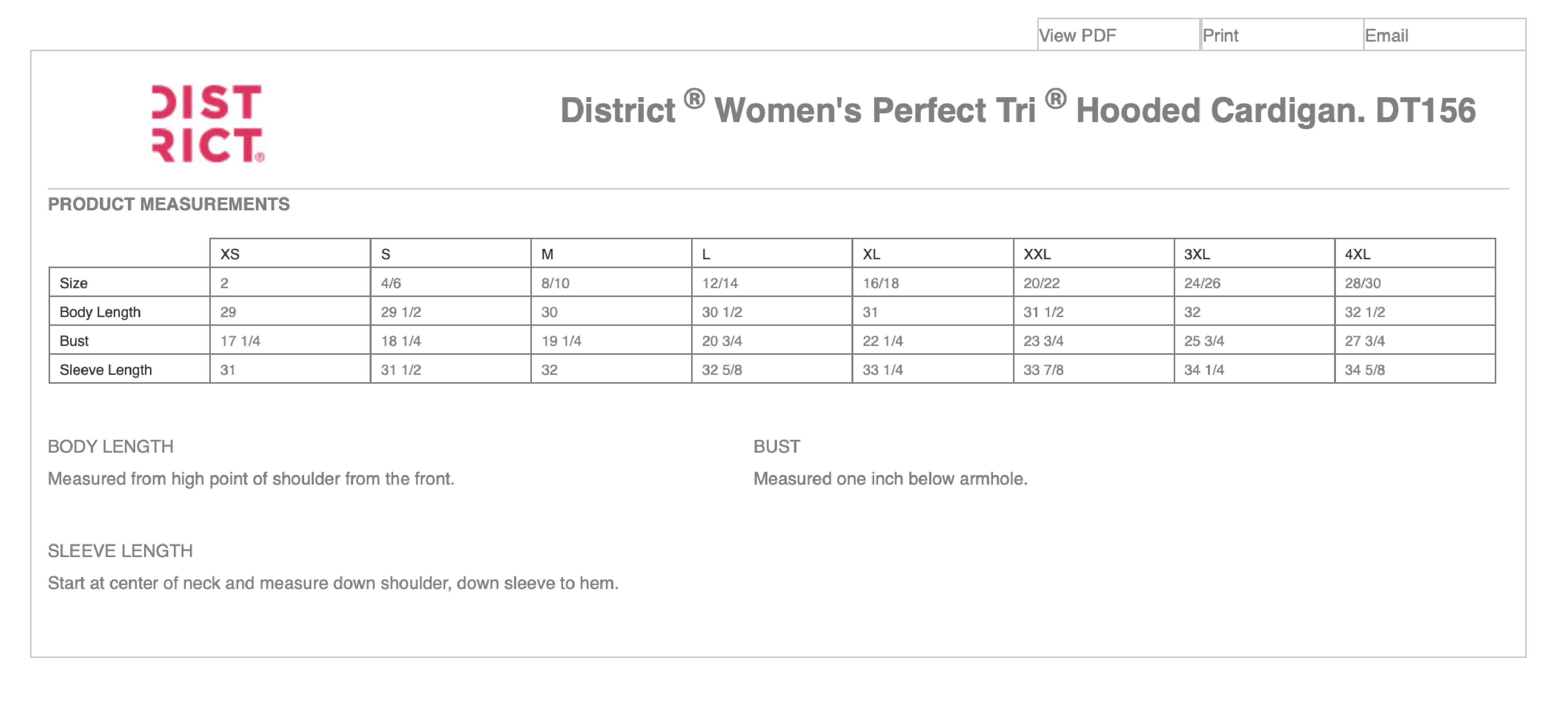 District ® Women’s Perfect Tri ® Hooded Cardigan