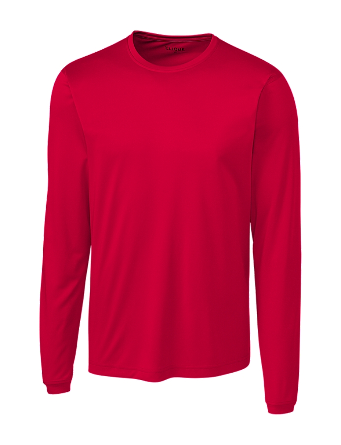 Clique Spin Eco Performance Long Sleeve Mens Tee Shirt