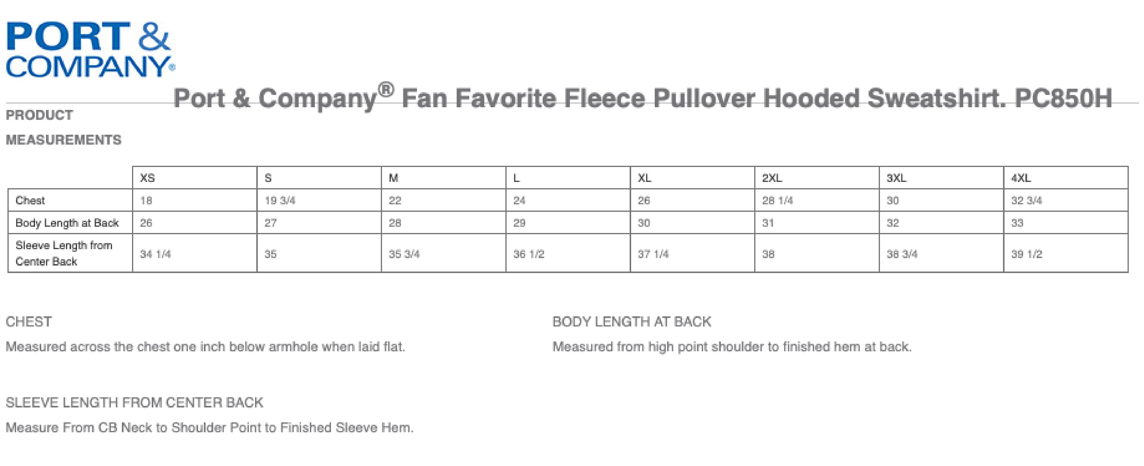 Port & Company® Fan Favorite™ Pullover Hooded Sweatshirt