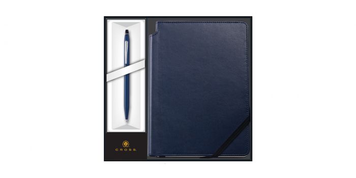 Ballpoint Pen with Midnight Blue Journal Gift Set