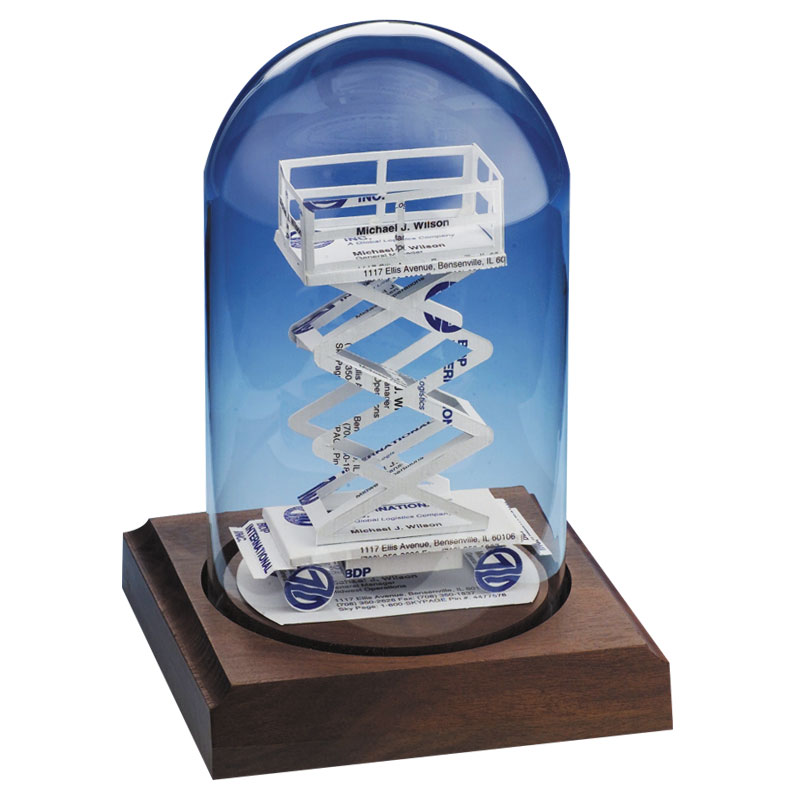 Business Card Sculpture - Scissors Lift
