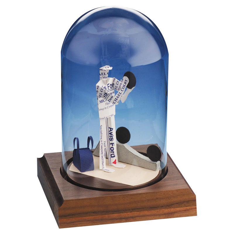 Business Card Sculpture - Bowler