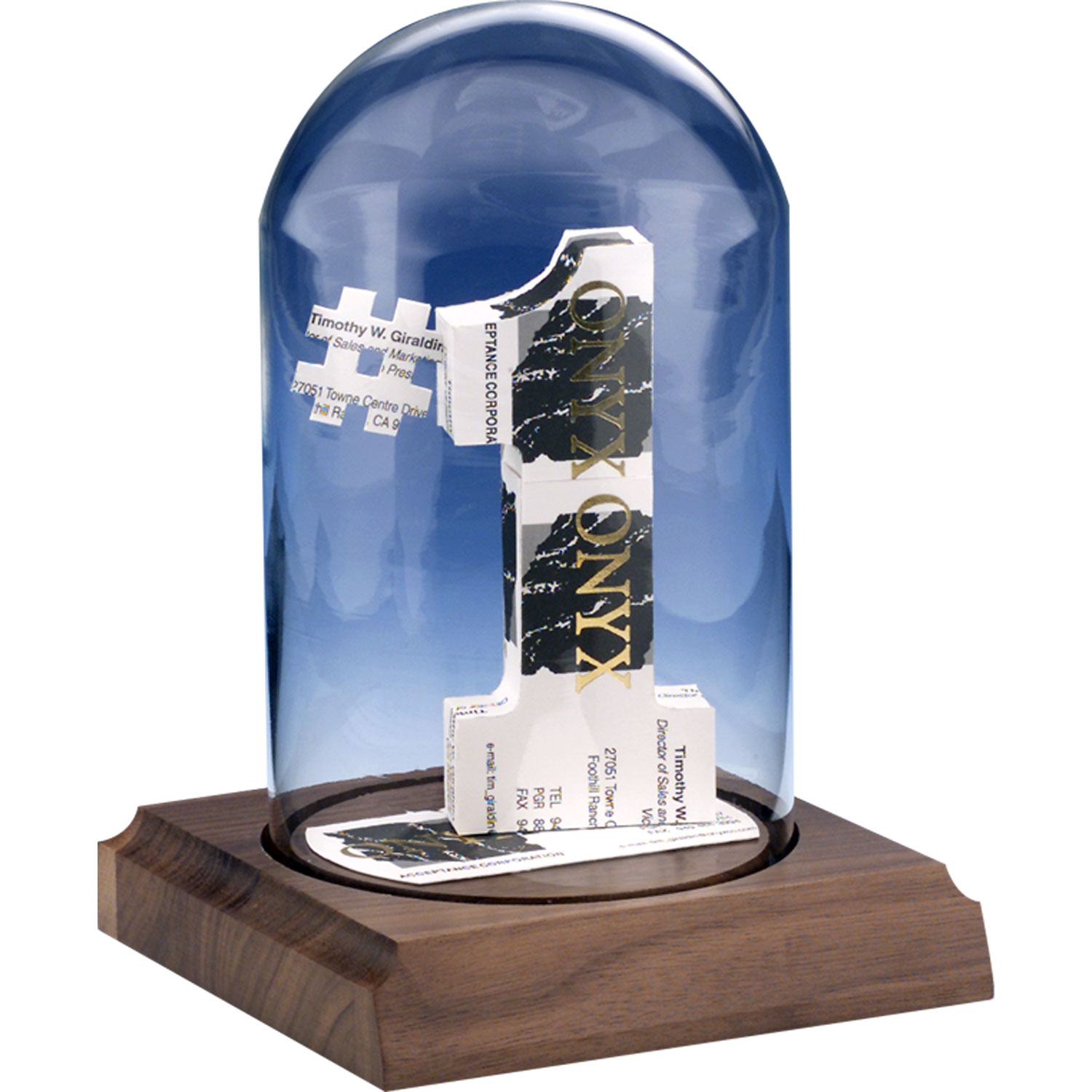 Business Card Sculpture - Number One