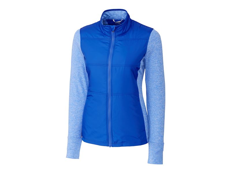 Stealth Hybrid Quilted Womens Full Zip Windbreaker Jacket