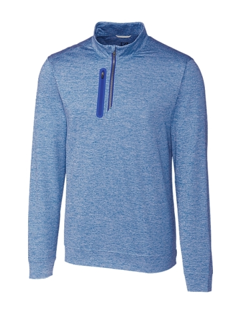 Stealth Heathered Quarter Zip Mens Pullover