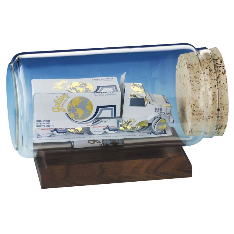 Business Card Sculpture - Moving Van