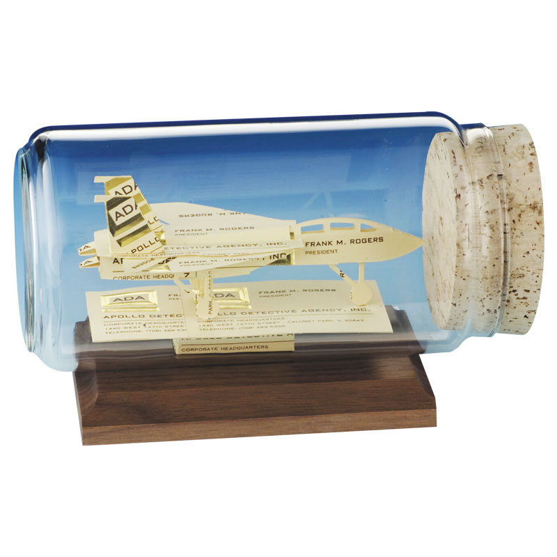 Business Card Sculpture - Jet Fighter