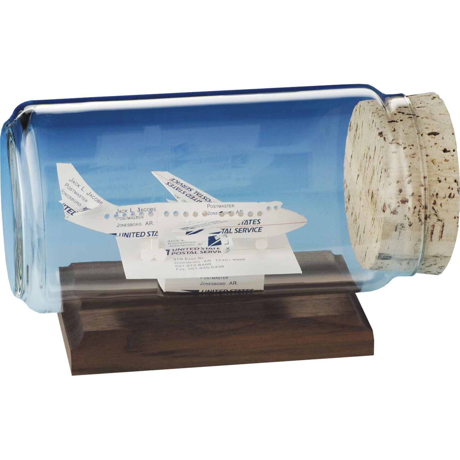 Business Card Sculpture - Jet Plane