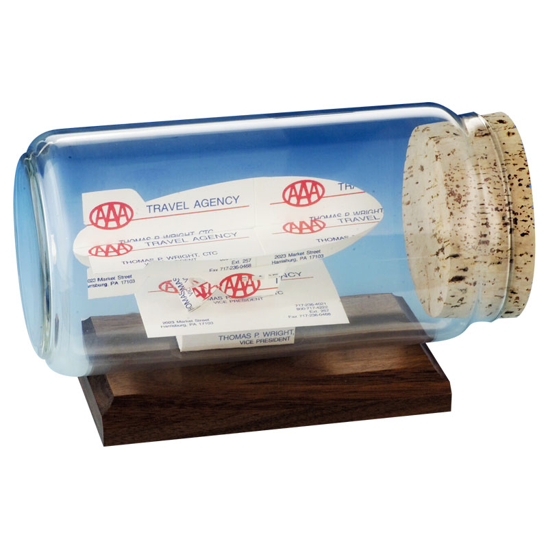 Business Card Sculpture - Blimp