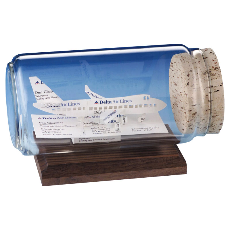 Business Card Sculpture - Jumbo Jet