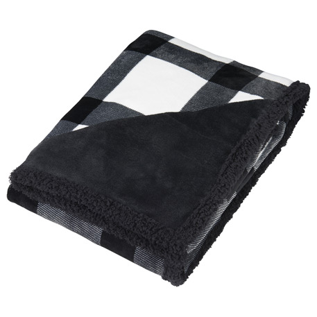 Field & Co.® Buffalo Plaid Sherpa Blanket
