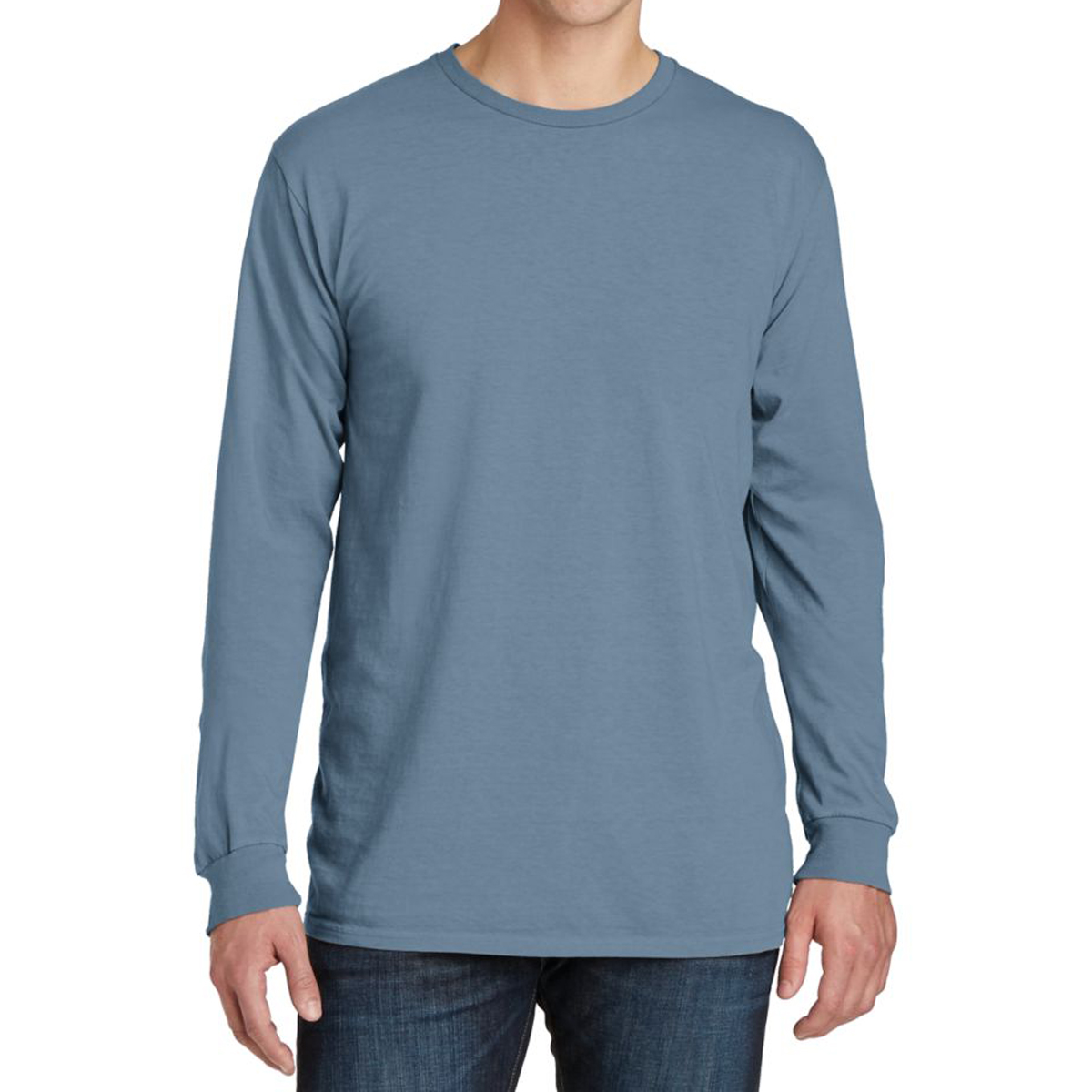 Port & Company® Beach Wash™ Garment-Dyed Long Sleeve Tee