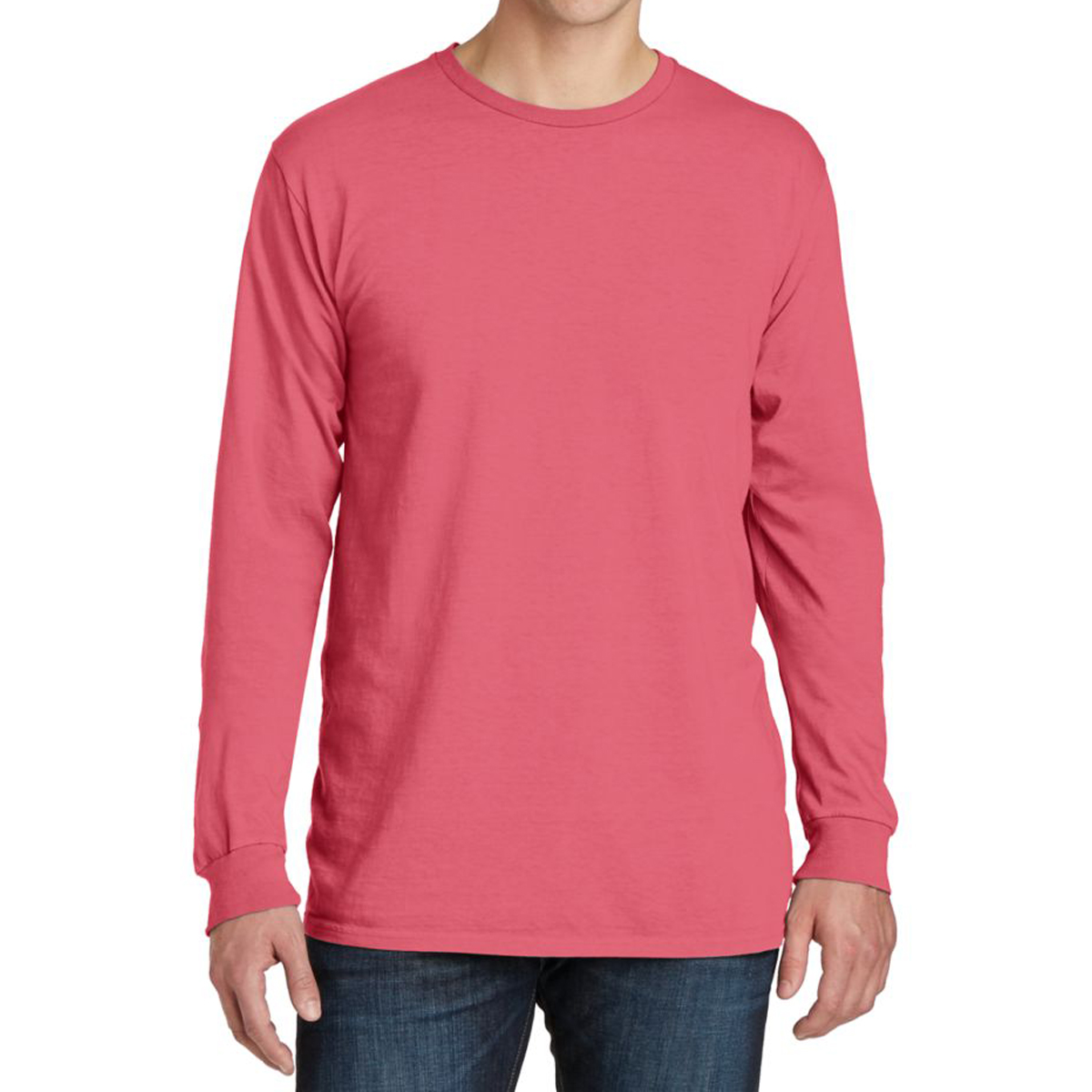 Port & Company® Beach Wash™ Garment-Dyed Long Sleeve Tee