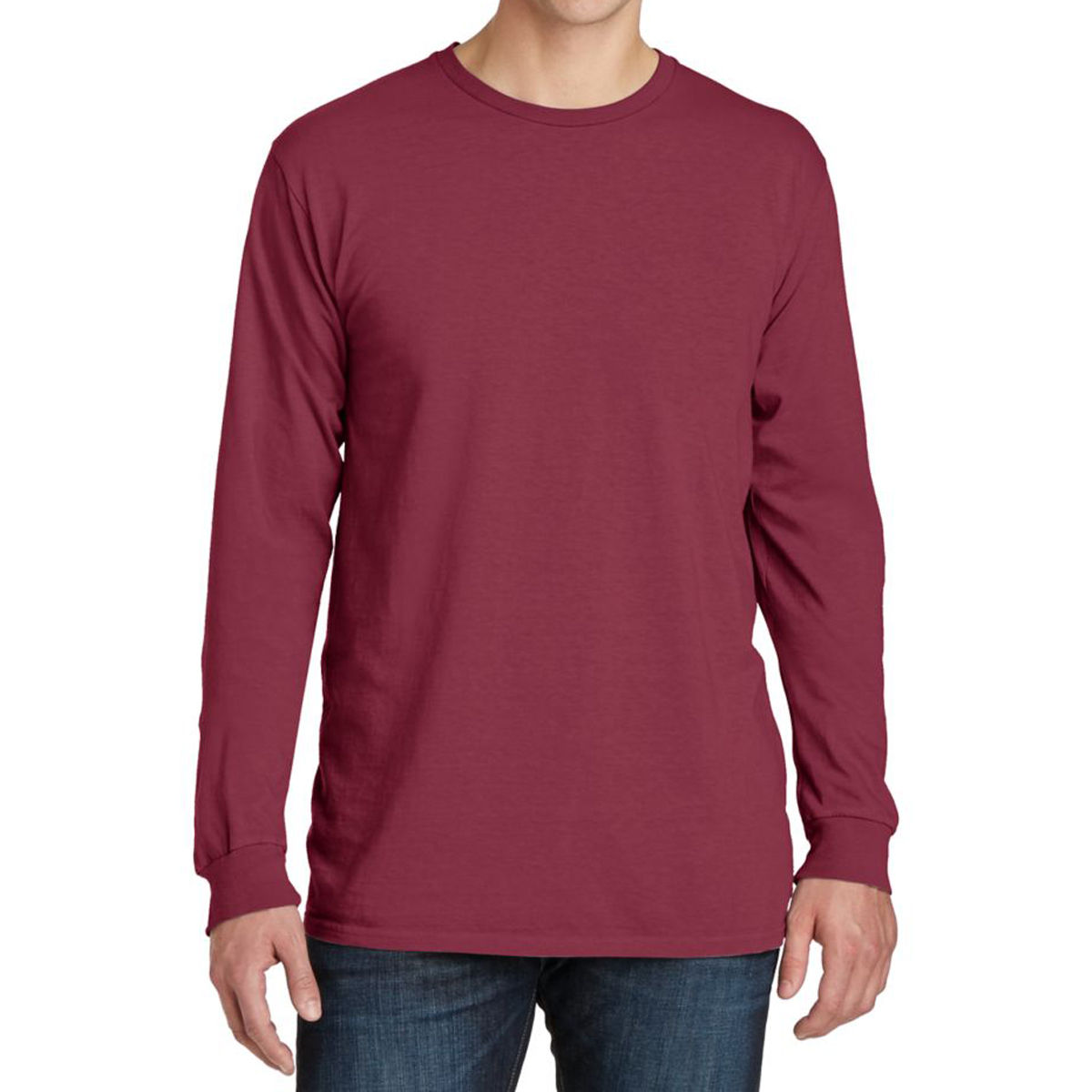 Port & Company® Beach Wash™ Garment-Dyed Long Sleeve Tee