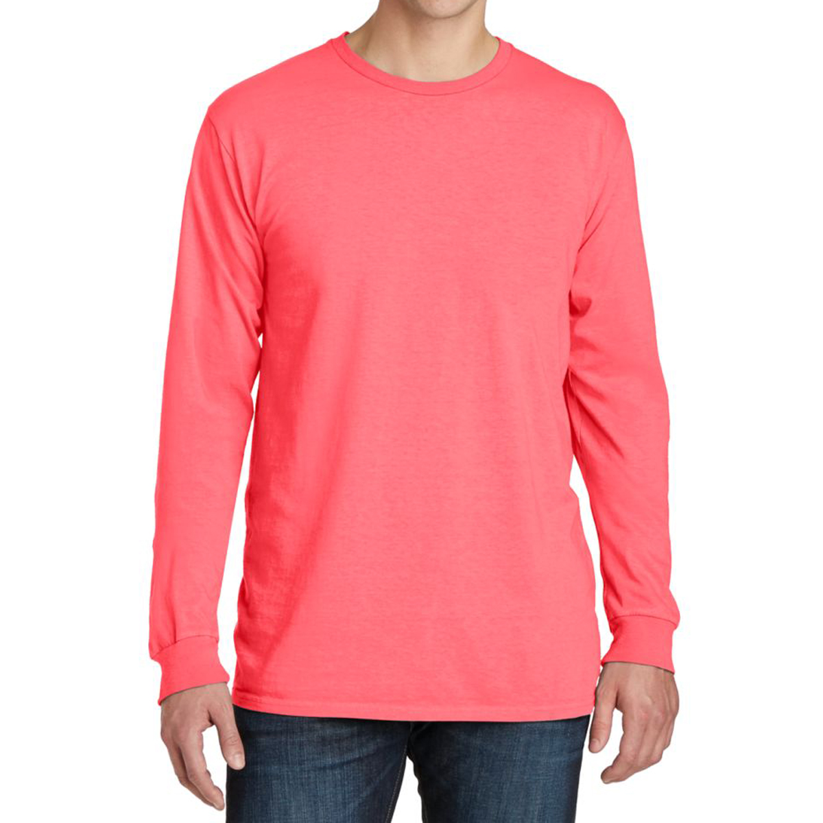 Port & Company® Beach Wash™ Garment-Dyed Long Sleeve Tee