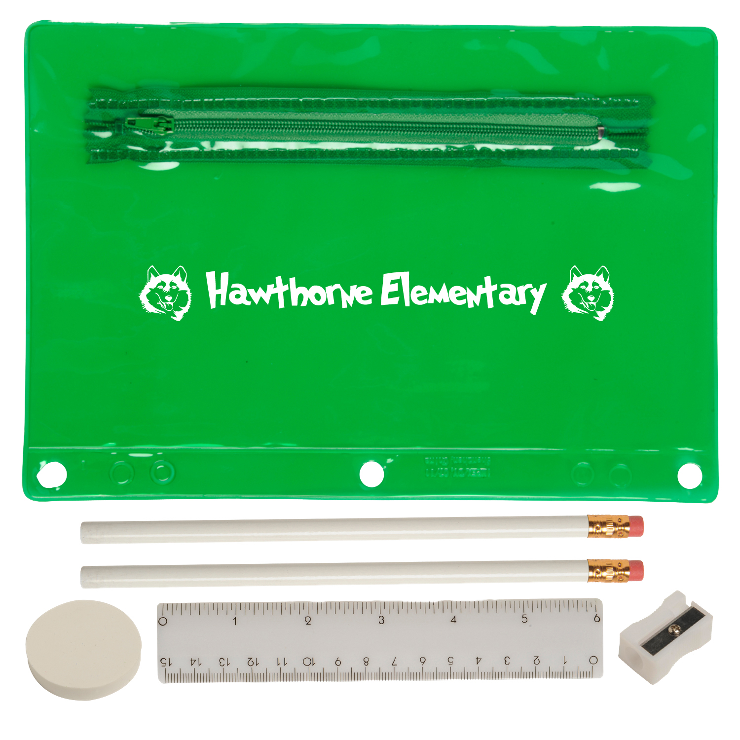 Translucent Deluxe School Kit-Blank Contents