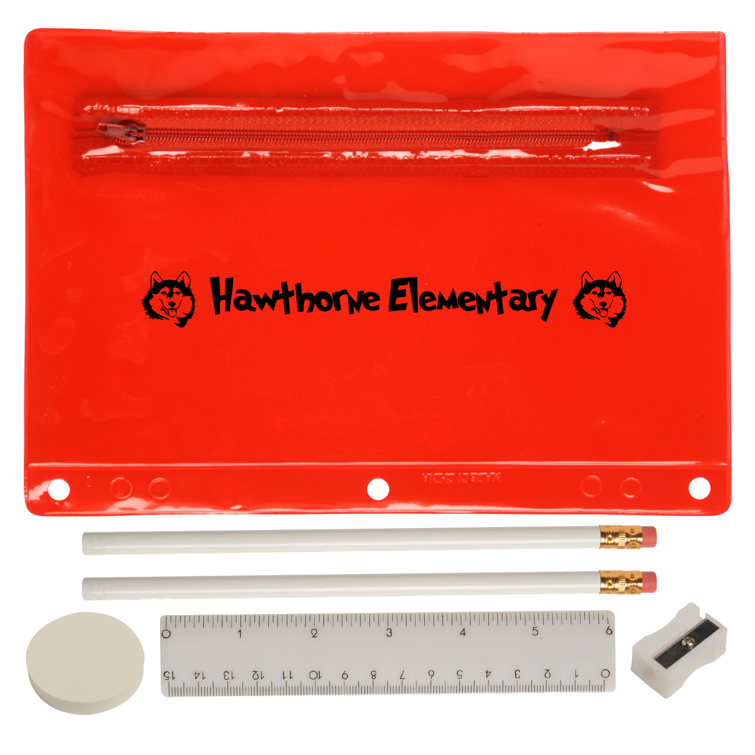 Translucent Deluxe School Kit-Blank Contents