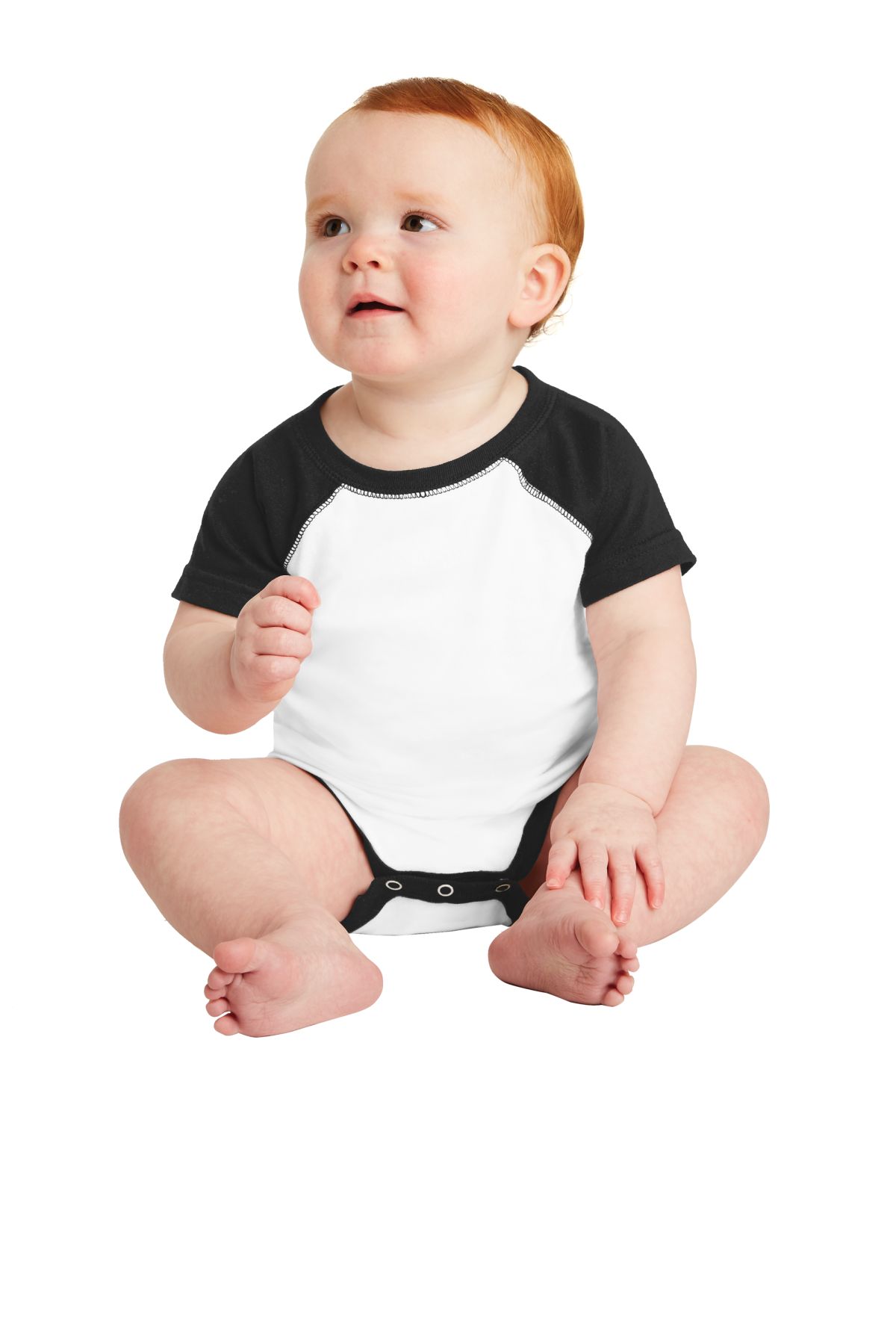 Rabbit Skins™ Infant Baseball Fine Jersey Bodysuit