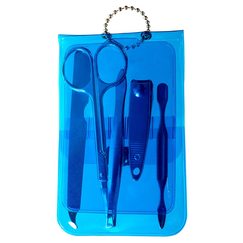 Translucent 5-Piece Manicure Pouch