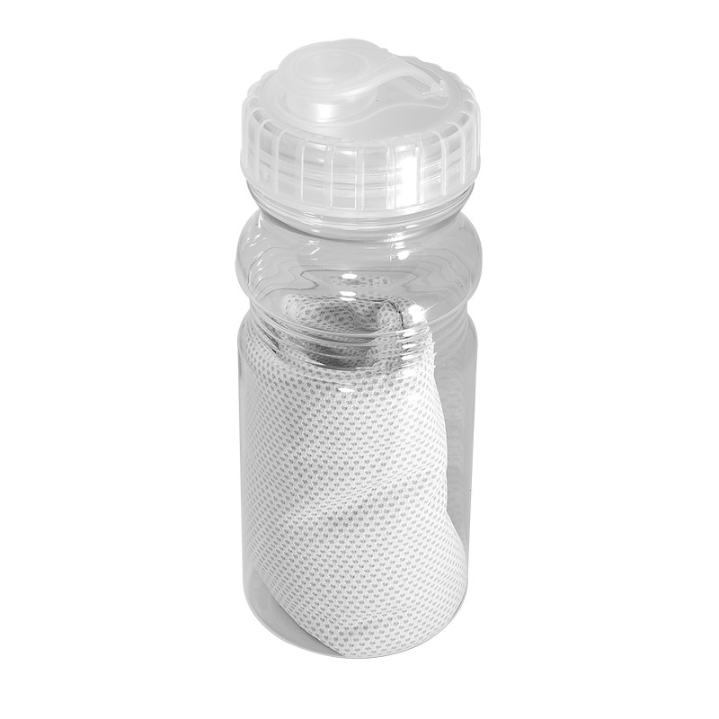 Cooling Towel in Water Bottle