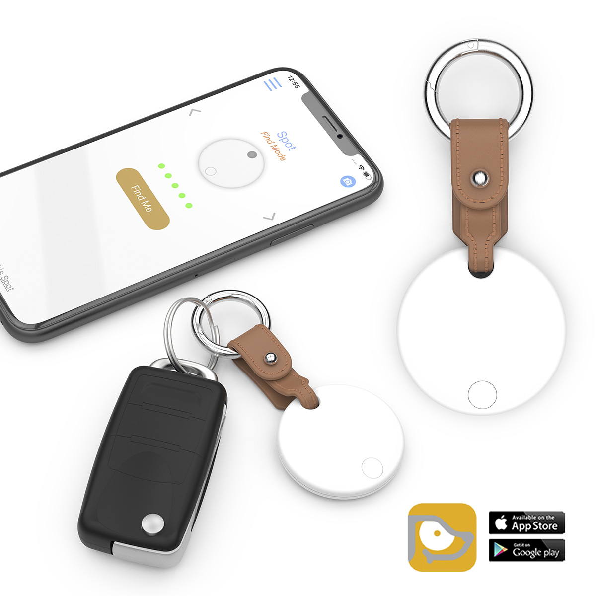 Powerstick Spot Pro: Bluetooth Finder And Key Chain