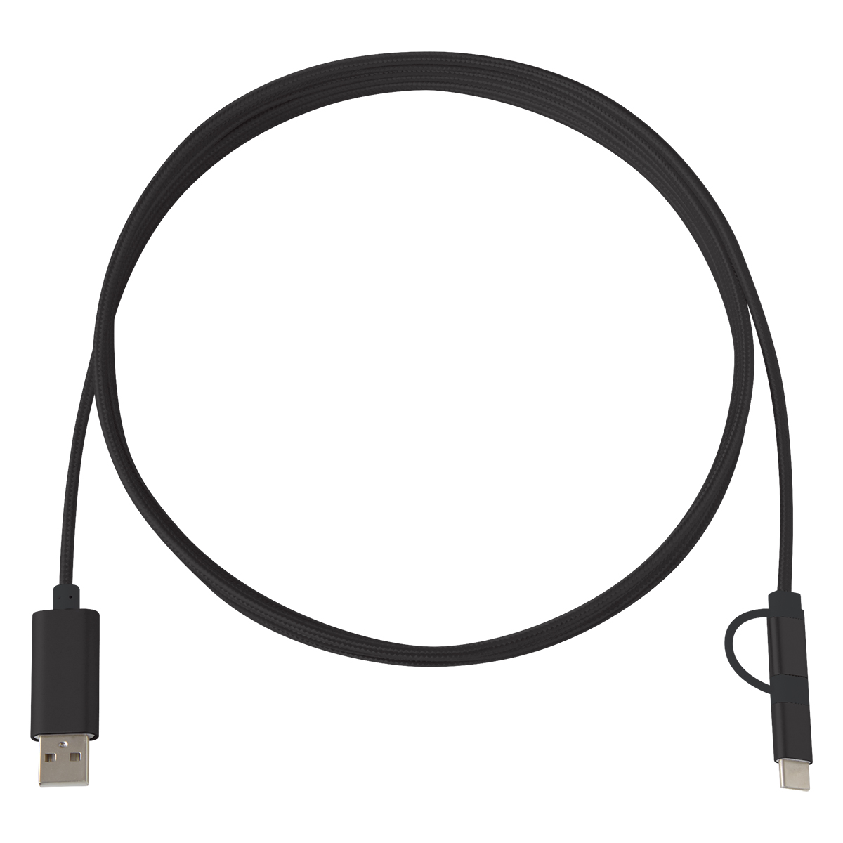 3-In-1 10 Ft. Braided Charging Cable