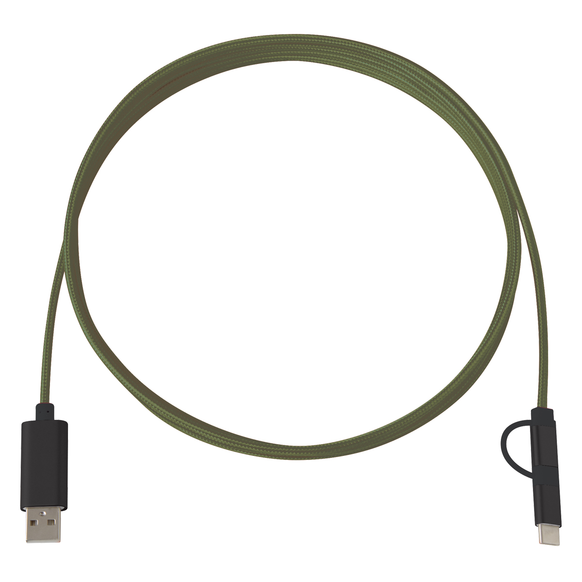3-In-1 10 Ft. Braided Charging Cable