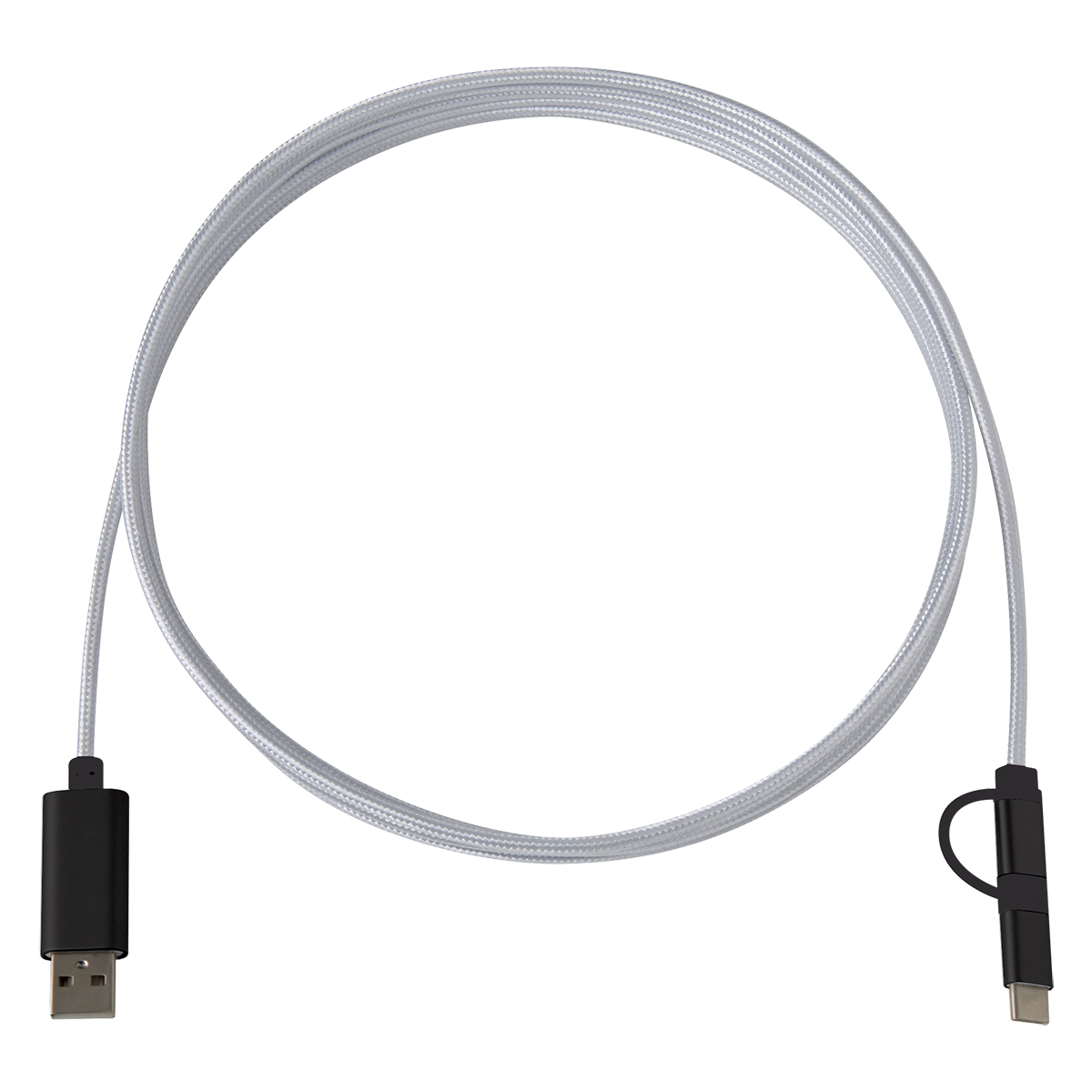3-In-1 10 Ft. Braided Charging Cable