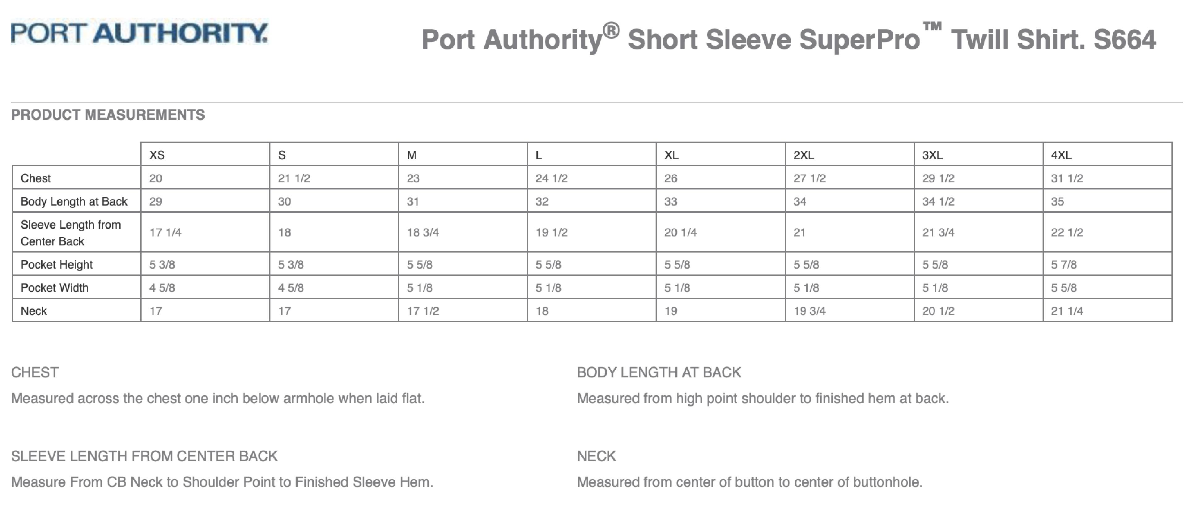 Port Authority® Short Sleeve SuperPro™ Twill Shirt