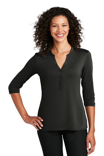 Port Authority ®  Ladies UV Choice Pique Henley