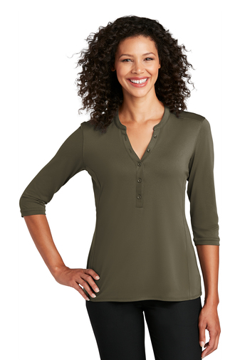 Port Authority ®  Ladies UV Choice Pique Henley