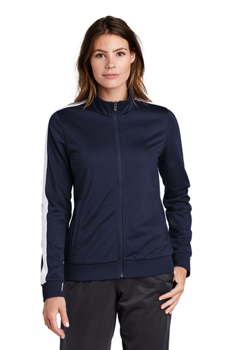 Sport-Tek ® Ladies Tricot Track Jacket