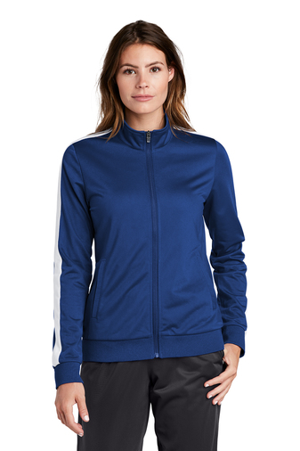 Sport-Tek ® Ladies Tricot Track Jacket
