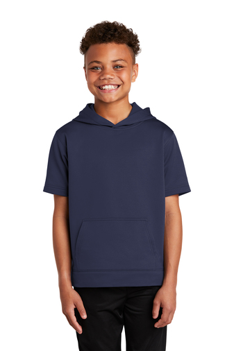 Sport-Tek ® Youth Sport-Wick ® Short Sleeve Hoodie