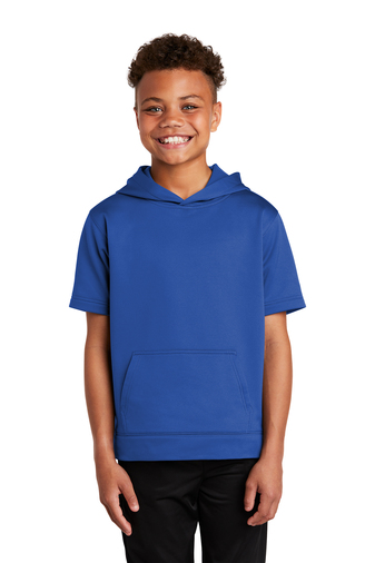 Sport-Tek ® Youth Sport-Wick ® Short Sleeve Hoodie