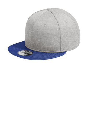 New Era ® Shadow Heather Striped Flat Bill Snapback Cap